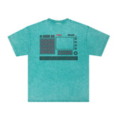 Amiri Washed Distressed T Shirt Printed Trendy Pure Cotton